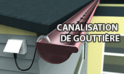 Canaliser les gouttières