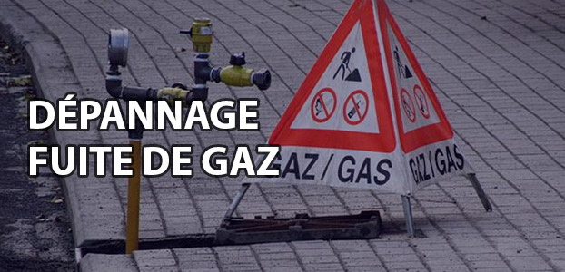 Dépannage fuite de gaz