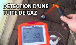 Détection fuite de gaz