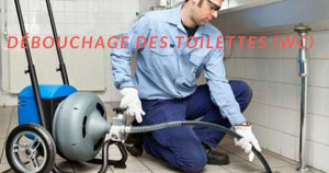 Faire le débouchage des toilettes