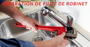 Réparer une fuite de robinet