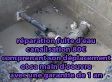 Dépannage canalisations Paris 3