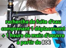 Recherche fuite d'eau Paris 9