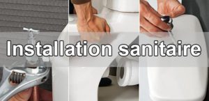 Pose d'une installation sanitaire