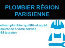 Plombier région parisienne à votre service