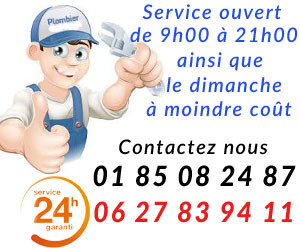 Notre plombier est disponible le dimanche sur le 75003