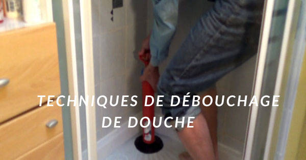 Techniques de débouchage siphon de douche
